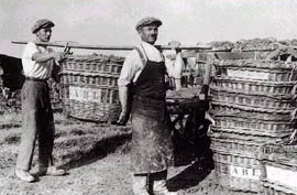 Ernte 1940 bei Bonville.