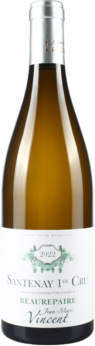 Jean-Marc Vincent Santenay Beaurepaire blanc 1er Cru 2022