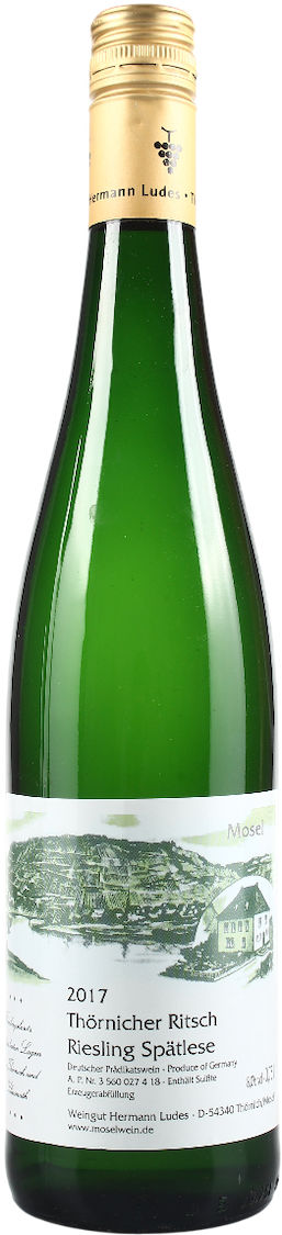 Hermann Ludes Thörnicher Ritsch Riesling Spätlese 2017 Late Release
