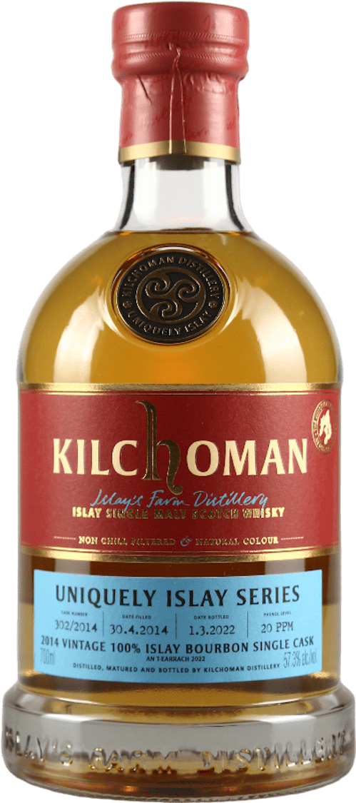 Kilchoman Islay Vintage 2014 100 % Islay Bourbon Single Cask 57,30 %