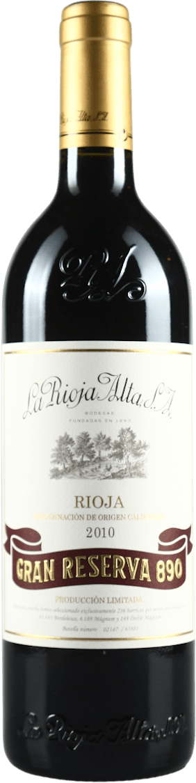 La Rioja Alta Gran Reserva 890 2010