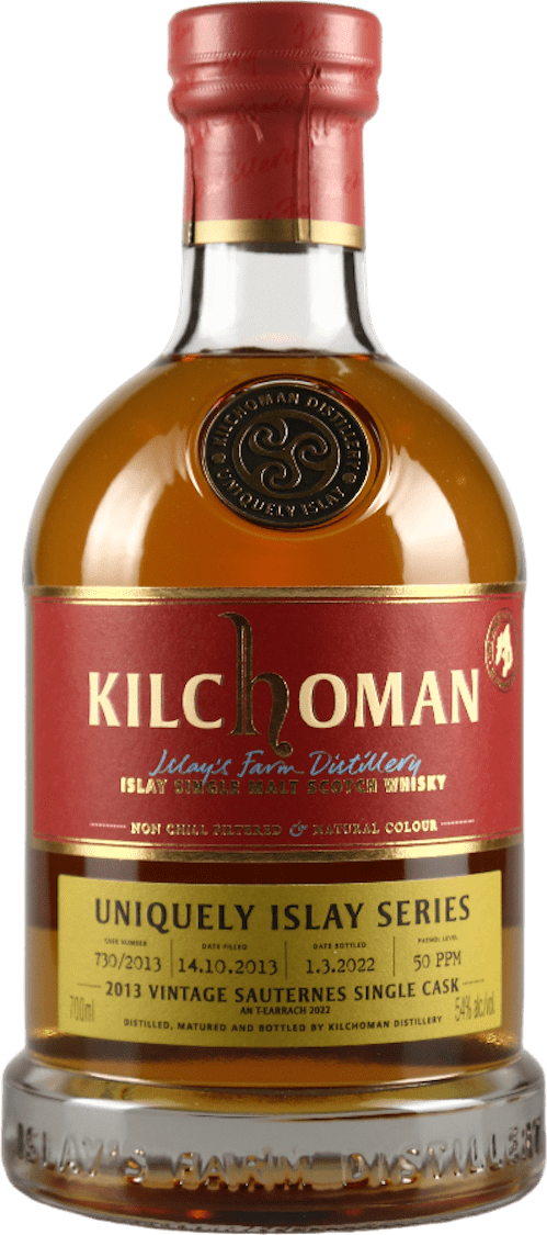 Kilchoman Islay Vintage 2013 Sauternes Single Cask 54 %