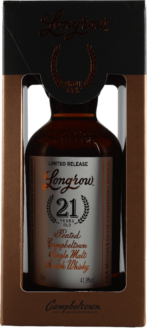 J & A Mitchell & Co Longrow Single Malt Whisky 21 Jahre Limited Release 41,90 %