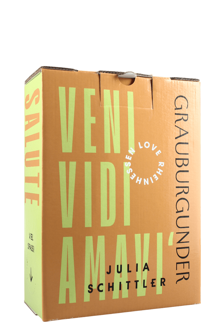 Julia Schittler Grauer Burgunder Bag in Box 3 Liter