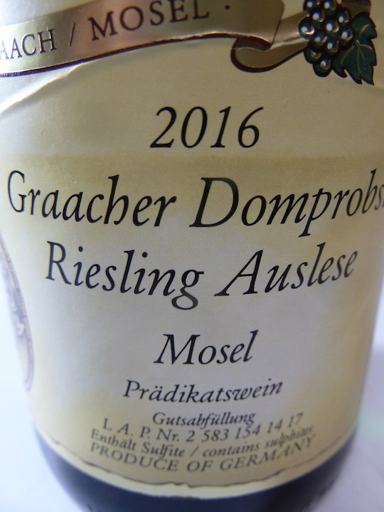 Willi Schäfer Graacher Domprobst Riesling Kabinett # 03 2025