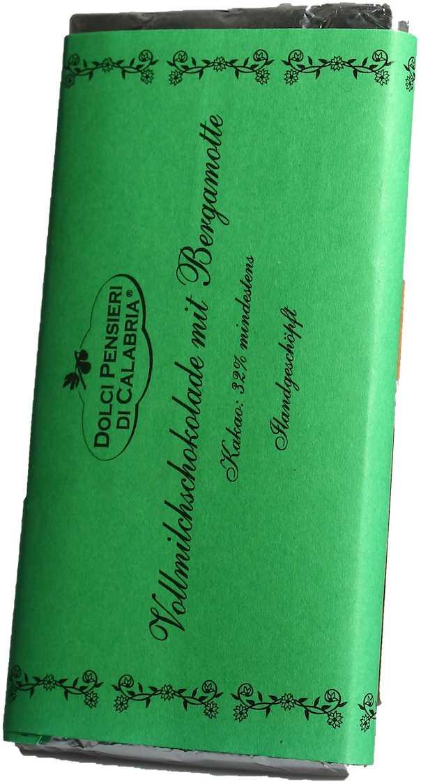 Dolci Pensierie di Calabria Vollmilchschokolade mit Bergamotte