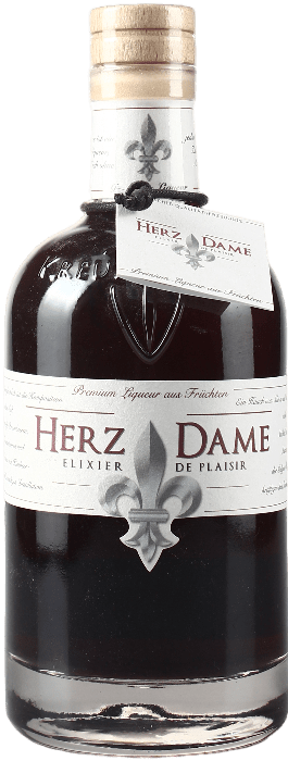 Herz Dame Kreuzritter Premium Likör aus Früchten