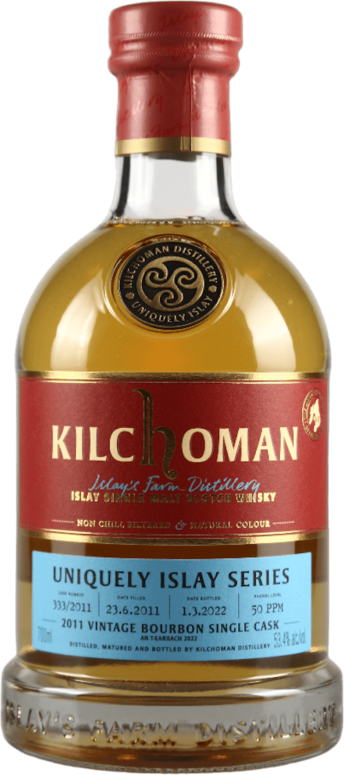 Kilchoman Islay Vintage 2011 Vintage Bourbon Single Cask 53,40 %