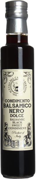 Condimento Balsamico NERO dolce 0,250 Liter
