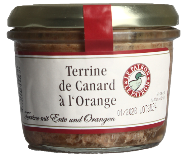 Terrine von der Ente mit Orangen