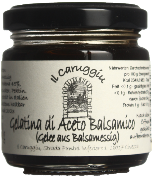 Il Caruggiu Gelatina di Aceto Balsamico - Gelee aus Balsamessig