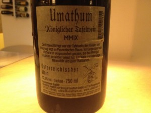 Umathum_Koeniglicher_Tafelwein_MMIX_Burgenland_Oesterreich_1