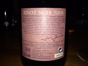 Winnice_Jaworek_Pinot Noir_2009_Polen_2