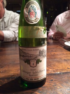 J. J. Pruem Zeltinger Schloßberg Spaetlese 1959 - Mosel - Deutschland 2