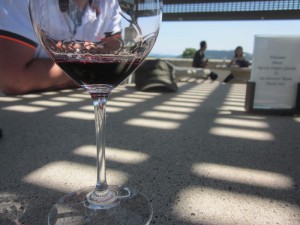 Wein im Glas Opus One